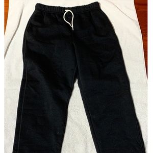 Black sweatpants, size small, old navy
